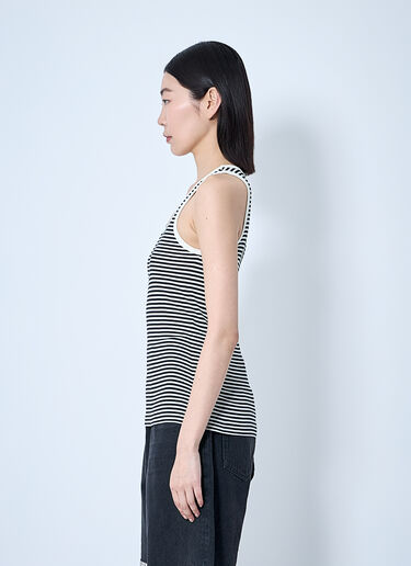 Saint Laurent Cassandre Tank Top Black sla0260080