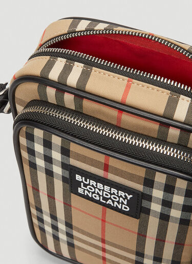 Burberry Vintage Check Crossbody Bag Beige bur0139029