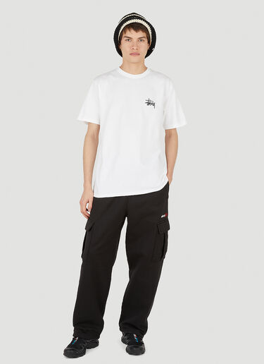 Stüssy Logo Print T-Shirt White sts0152039