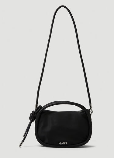 GANNI Mini Knot Handbag Black gan0250069