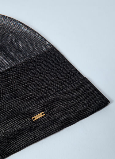 Saint Laurent Hat And Scarf Set Brown sla0258053