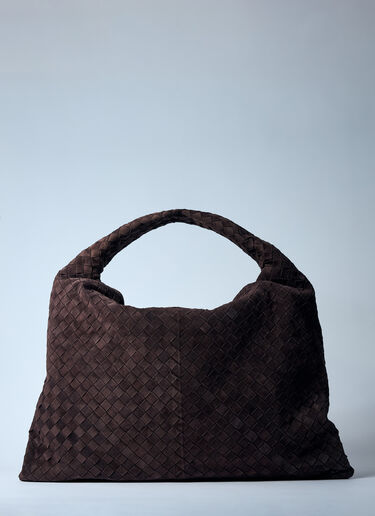 Bottega Veneta Large Hop Shoulder Bag Brown bov0259028