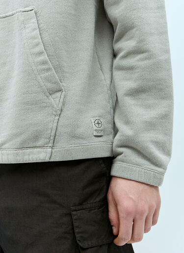 Stone Island ハーフジップ スウェットシャツ グレー sto0156026