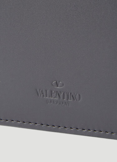 Valentino VLTN 로고 반지갑 Black val0137012