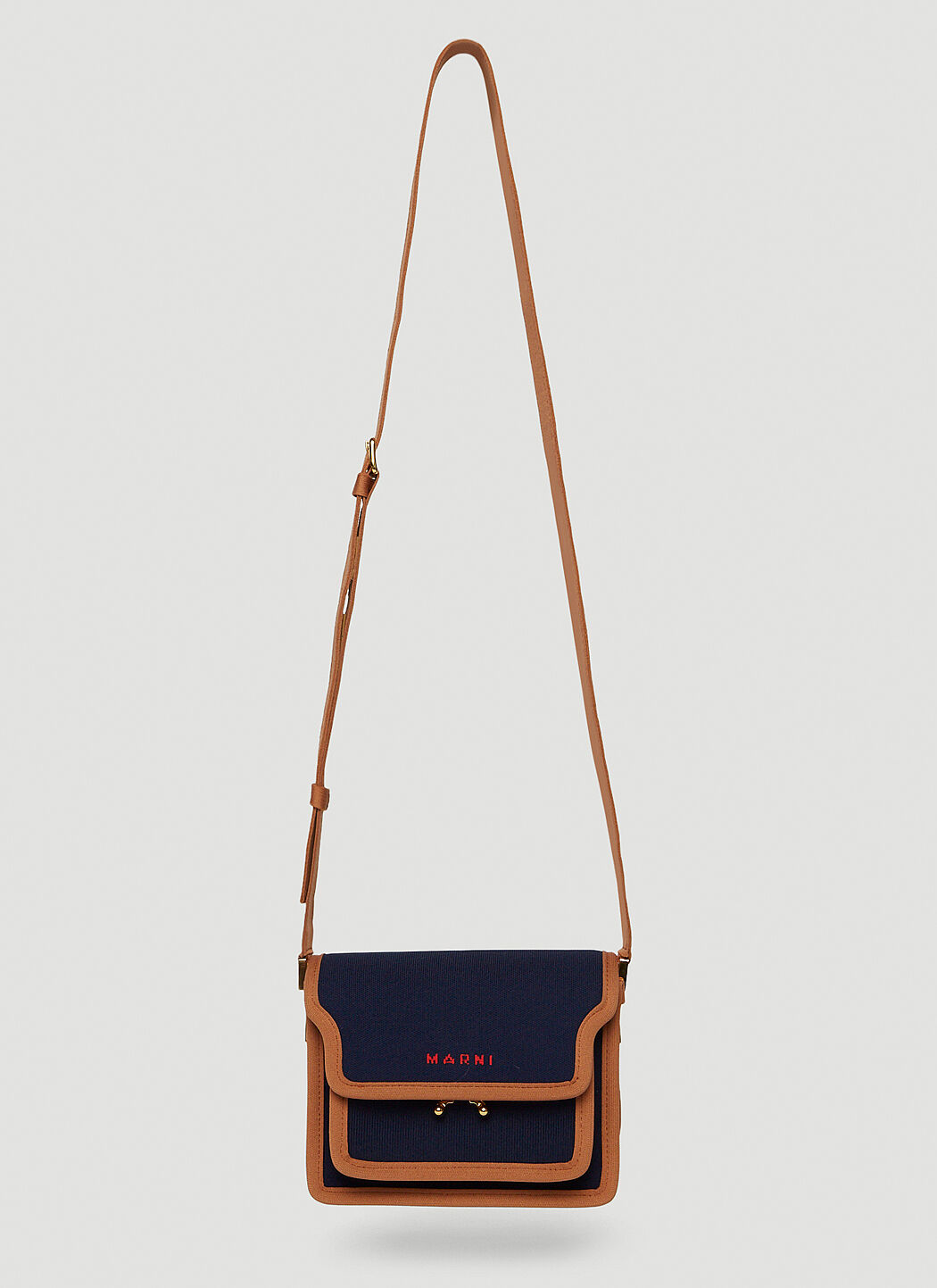 Marni trunk best sale bag blue