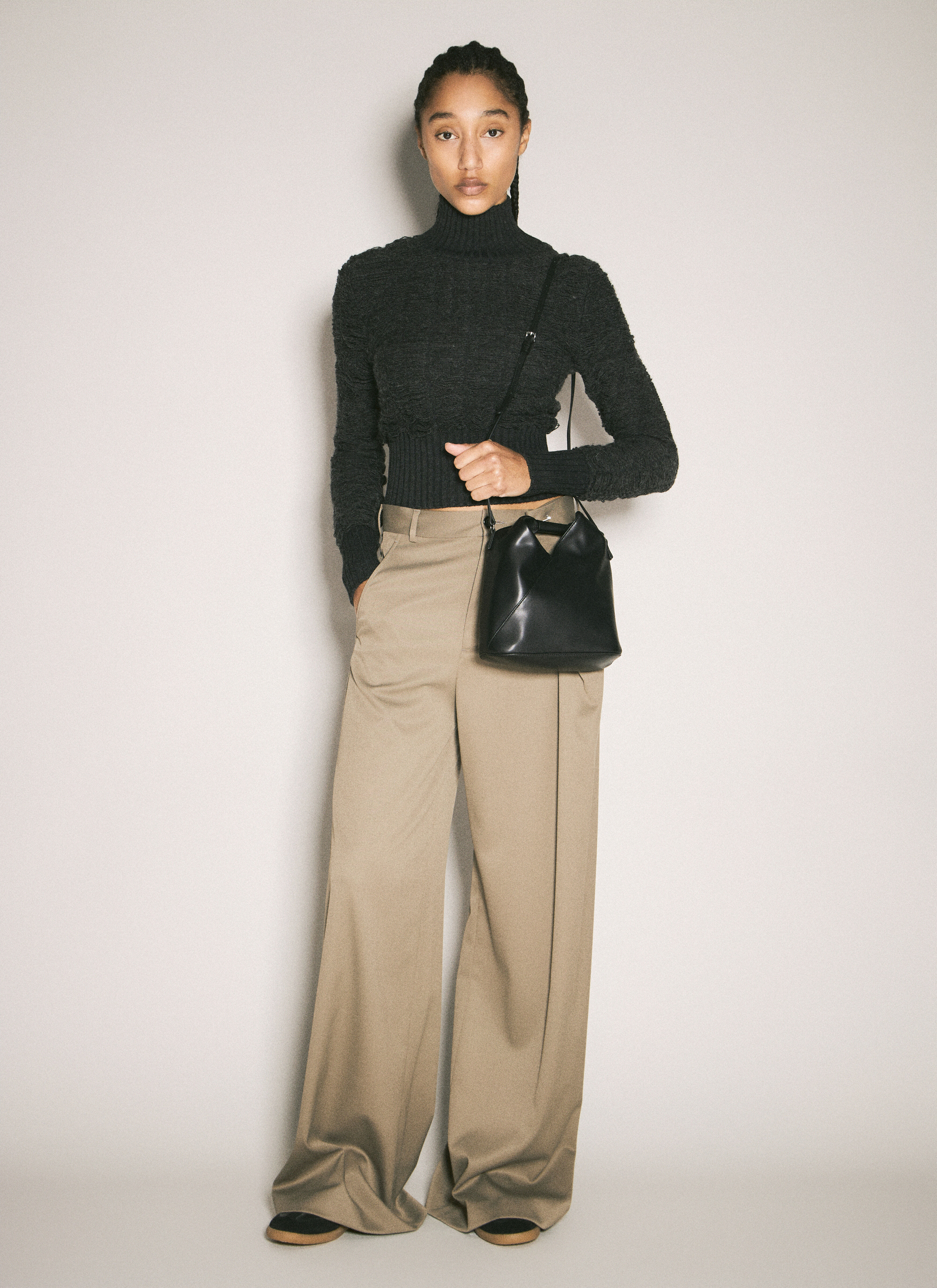 MM6 Maison Margiela Women's' Classic Japanese Crossbody Bag in Black |  LN-CC®