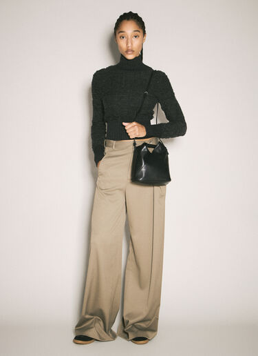 MM6 Maison Margiela 经典日式斜挎包 黑色 mmm0257018