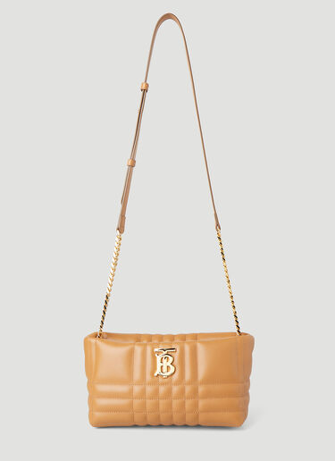 Burberry Small Lola Quilted Shoulder Bag Beige bur0248063