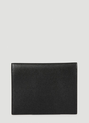 Saint Laurent Logo Small Pouch Clutch Bag Black sla0245101
