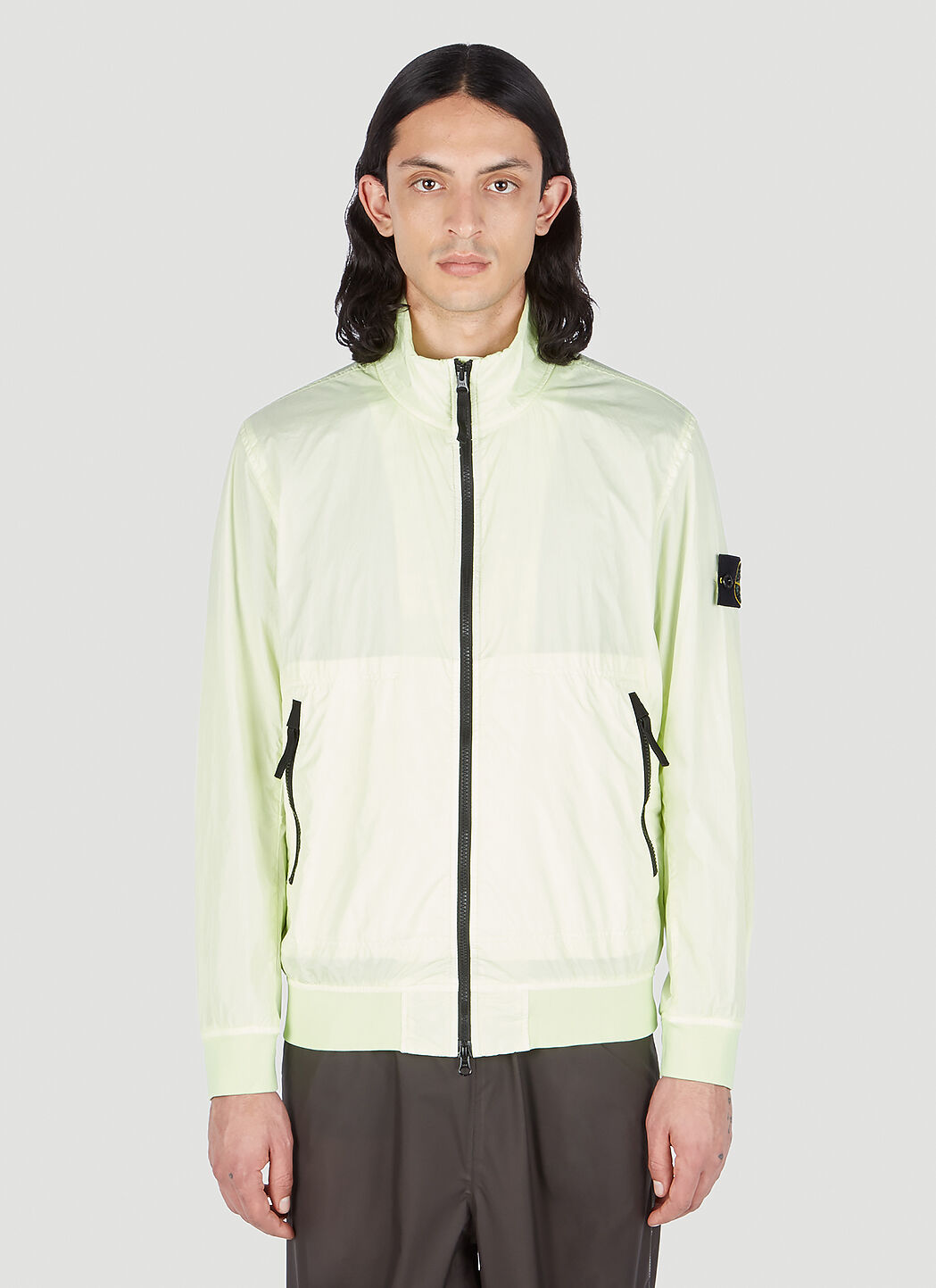 Stone Island Relaxed Compass Patch Jacket in Light Green LN CC