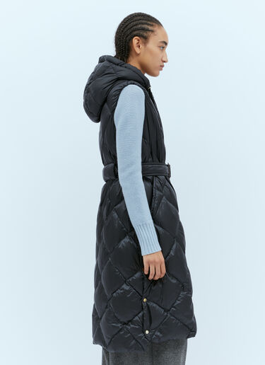 Long Quilted Gilet Max Mara Long Quilted Gilet Black max0254090