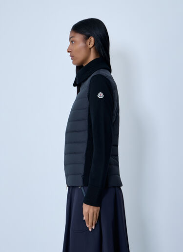 Quilted Cardigan Moncler Quilted Cardigan Black mon0263044