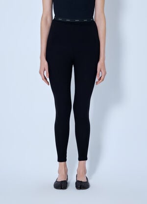 Yohji Yamamoto Basic Leggings Black yoy0263014