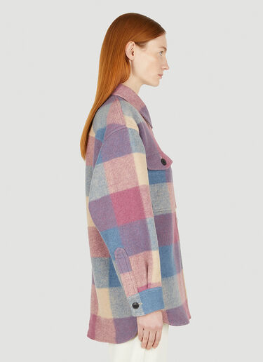 Harveli Checked Jacket Isabel Marant Étoile Harveli Checked Jacket Pink ibe0247091