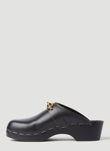 Saint Laurent Le Maillon Clogs Black sla0247069