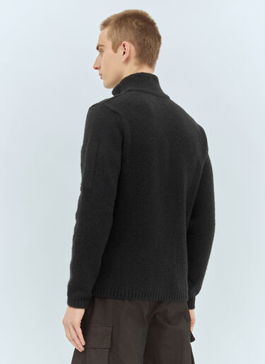 C.P. Company Soft Knit Cardigan Black pco0158003
