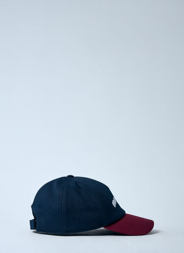 Miu Miu Logo Motif Baseball Cap Navy miu0359006