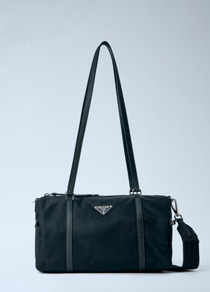 Prada Bauletto Large in Re-Nylon e Saffiano Black pra0264022