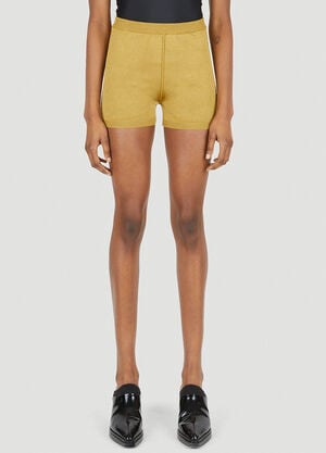 1017 ALYX 9SM Butterfly Knit Shorts Gold aly0247019