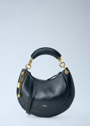 Chloé Small Banana Nappa Zipped Shoulder Bag Black chl0265051