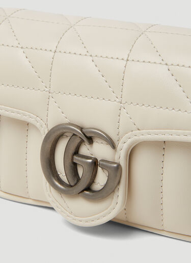 Gucci GG Marmont Super Mini Shoulder Bag Cream guc0250202