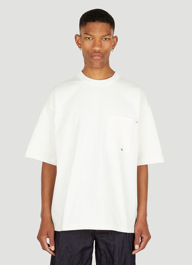 Bottega Veneta Stud Pocket T-Shirt White bov0148174