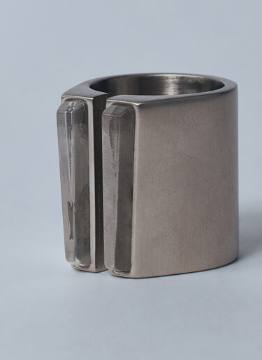 Rick Owens Imploded 戒指  银色 ric0259026