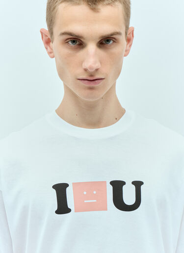 Acne Studios Face Logo T-Shirt White acn0355001