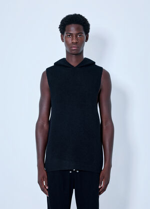 Rick Owens Hooded Tank Top Black ric0166013