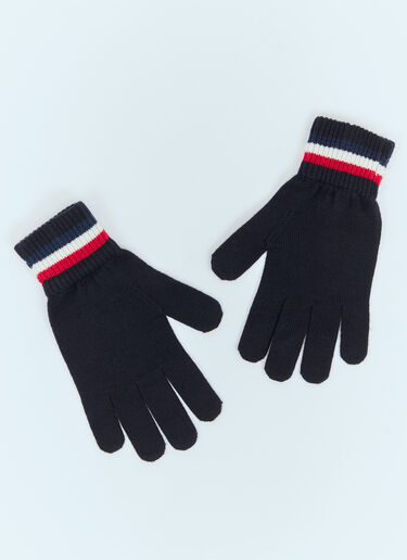 Moncler Wool Gloves Navy mon0158032