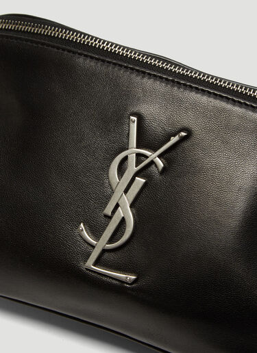 Saint Laurent Logo Monogram Belt Bag Black sla0138034