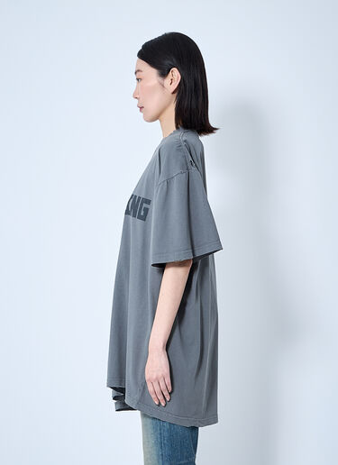 Balenciaga Human Being T-Shirt Grey bal0360002