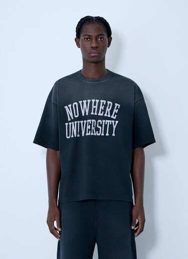 Champion Nowhere University T-Shirt Black cha0162006