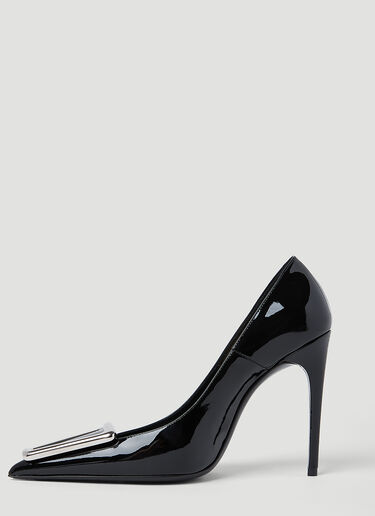 Saint Laurent Patent Leather Pumps Black sla0253079