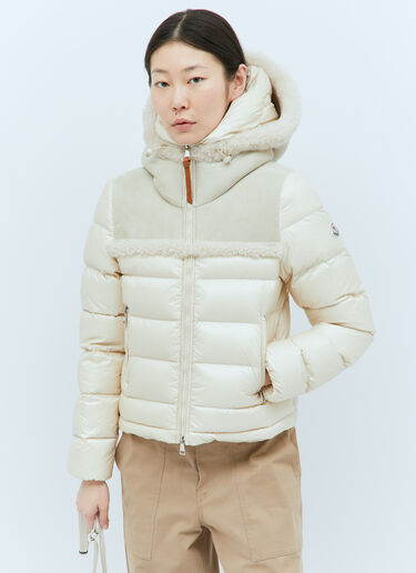 Moncler Beauvais 短款羽绒服 乳白色 mon0258002