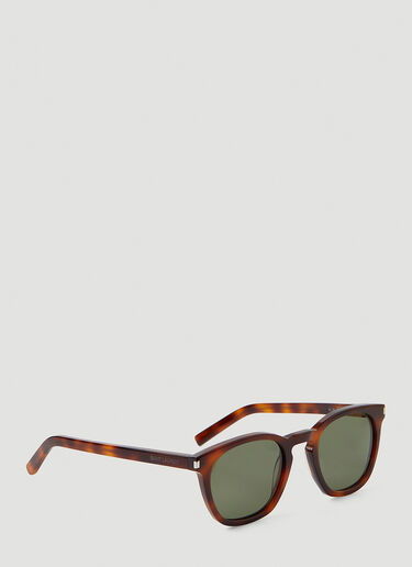 Saint Laurent Classic 28 Sunglasses Green sla0145078