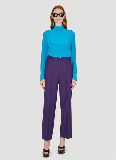 Gucci Gauze Pants Purple guc0251288