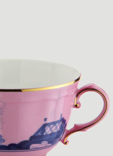 Ginori 1735 Set of Two Oriente Italiano Teacup Pink wps0644493