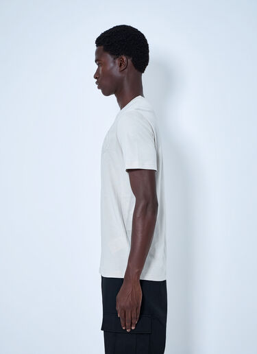 LN-CC® - Moncler: Cotton Jersey Logo T-Shirt - Grey Moncler Cotton Jersey Logo T-Shirt Grey mon0165061