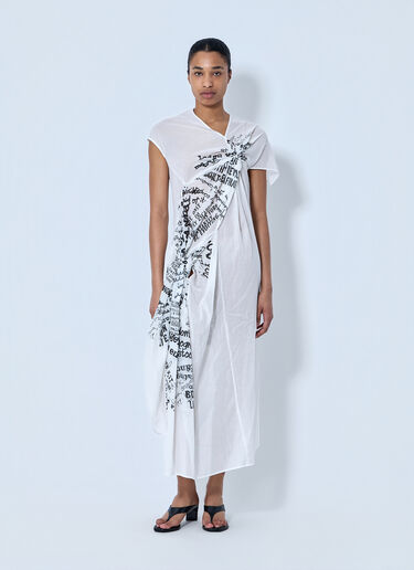 LIMI Feu Twisted Dress B White lmf0264009