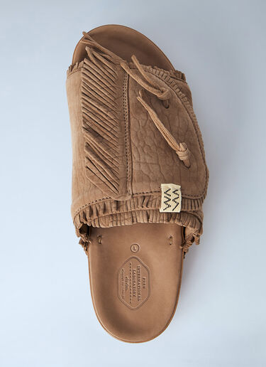 LN-CC® - Visvim: Christo Shaman Folk Sandals - Beige Visvim Christo Shaman Folk Sandals Beige vis0164002