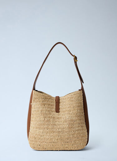 Saint Laurent Le 5 À 7 Supple Small Hobo Bag Brown sla0263067