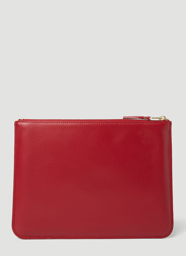 Foil Logo Pocket Wallet Comme des Garçons Wallet Foil Logo Pocket Wallet Red cdw0351004