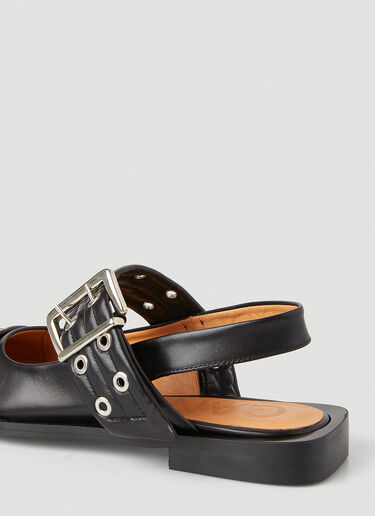 GANNI Slingback Shoes Black gan0247050