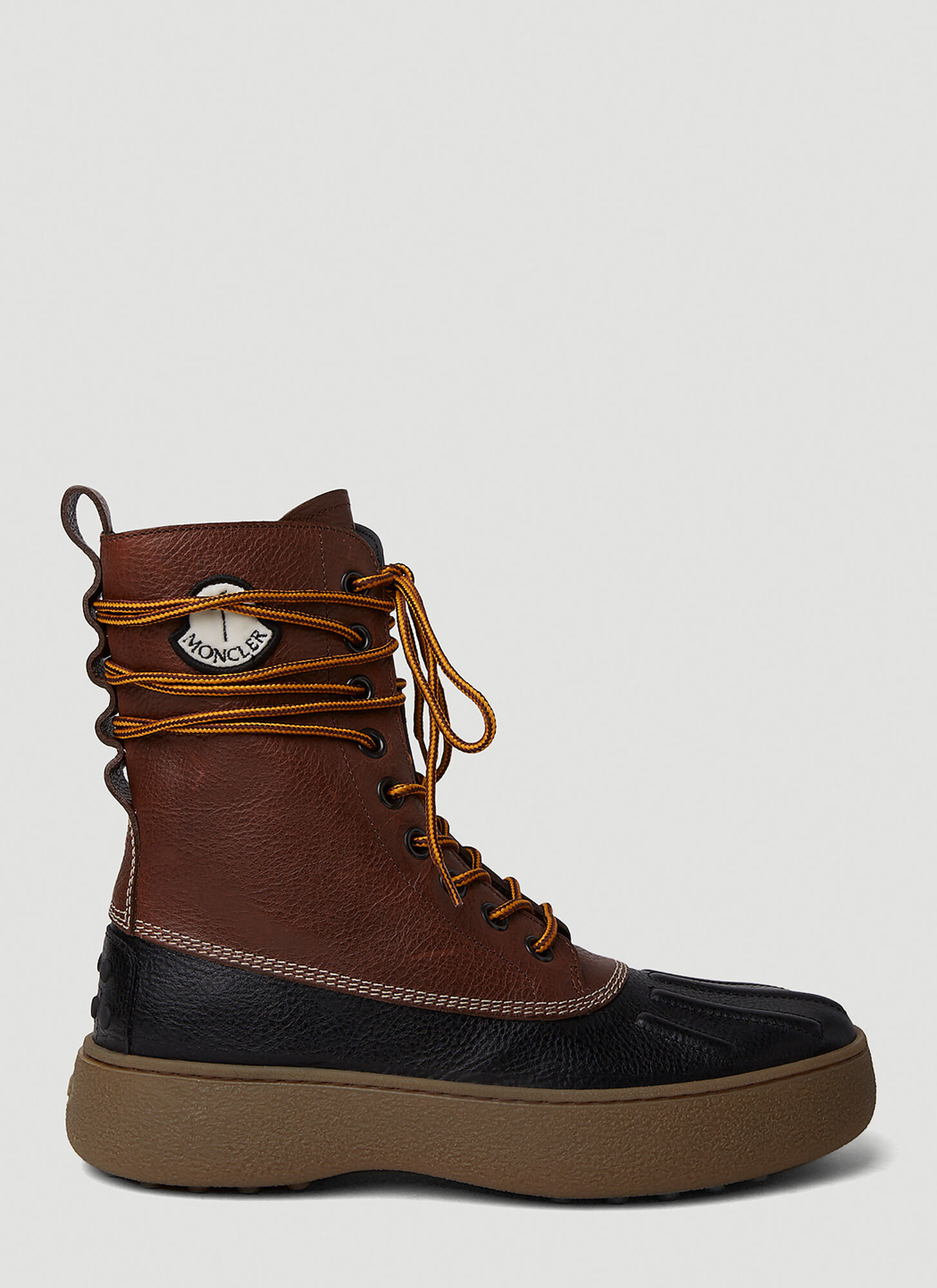 Shop Moncler Genius X Tod's Winter Boots In Brown