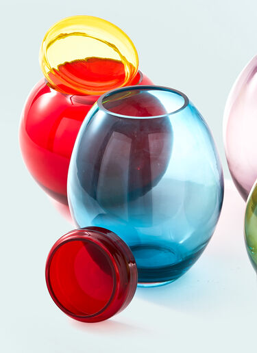 POLSPOTTEN Set Of Four Caps And Jars Multicolour wps0691479