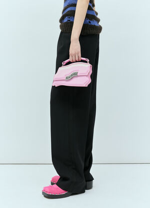 Miu Miu Distortion Wavy Mini Handbag Pink miu0254053