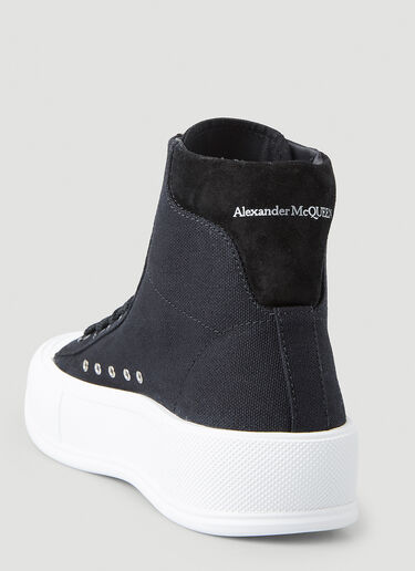 Alexander McQueen Deck High Top Sneakers Black amq0147034