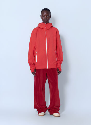 LN-CC® - Lacoste: Runway Technical Gabardine Jacket - Red Lacoste Runway Technical Gabardine Jacket Red lac0366002
