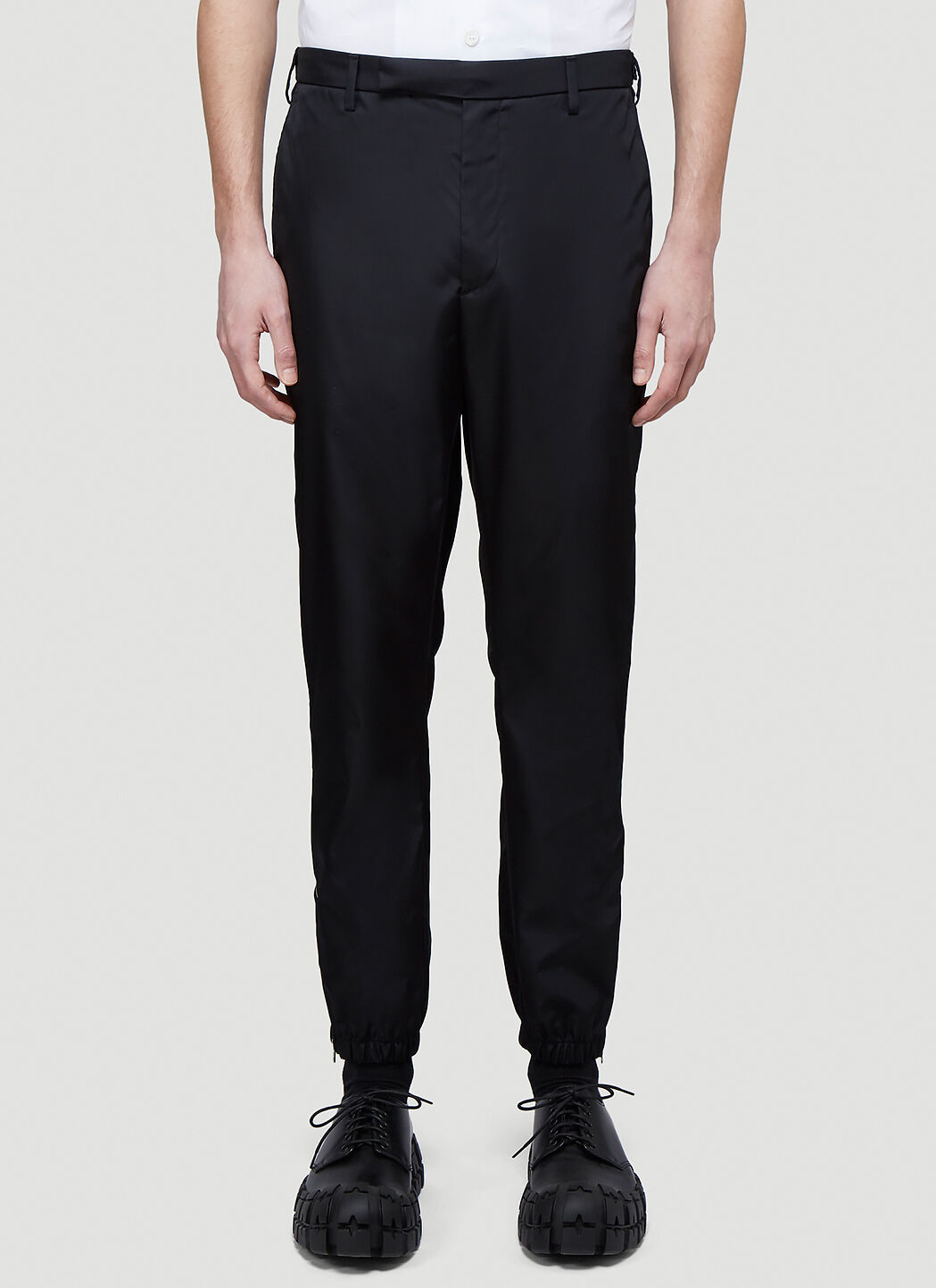 Prada cuff pants discount